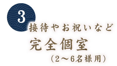 【3】接待やお祝いなど